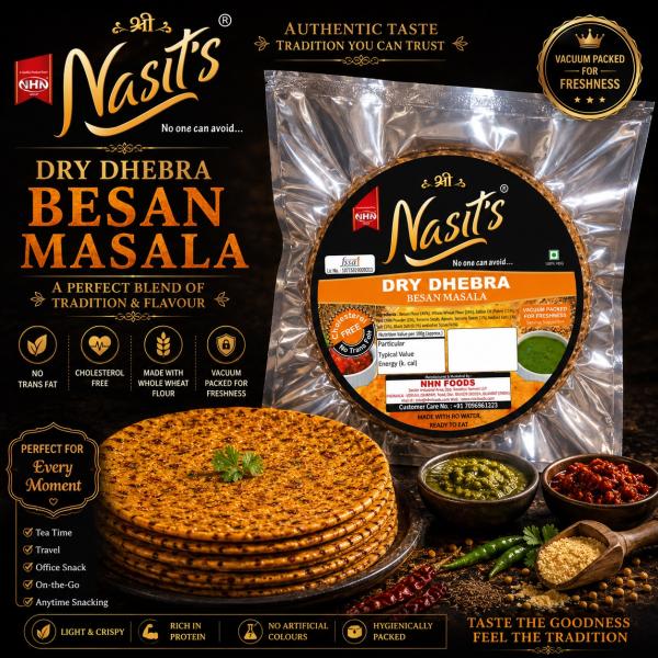 Besan Masala Dhebra