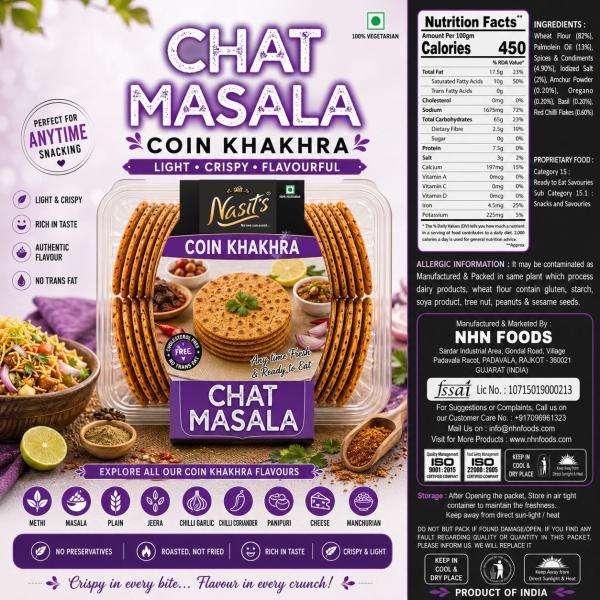 CHAT Masala Coin Khakhra