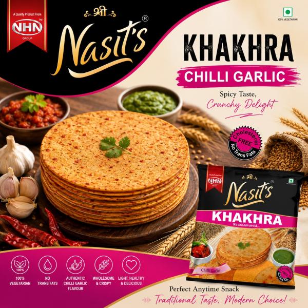 Chilli Garlic Khakhra